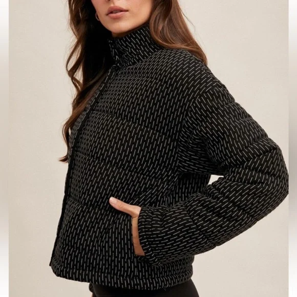 Textured Puffer Jacket - Picture 4 of 7